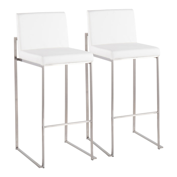 Fuji - Contemporary And Modern Elegance High Back Barstool Lumi Source