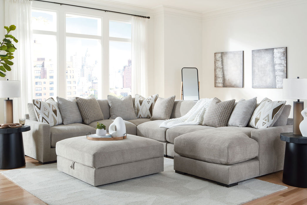 Aslan Court - Sectional With Ottoman Set Benchcraft®