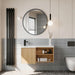 L-Shaped Wall Mounte Floating Bathroom Vanity With Integrated Sink Home Essentials