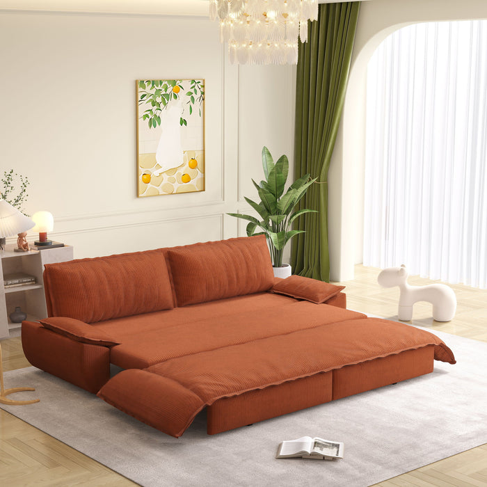 Queen Pull Out Bed, 3 In 1 Convertible Sleeper Sofa Home Essentials