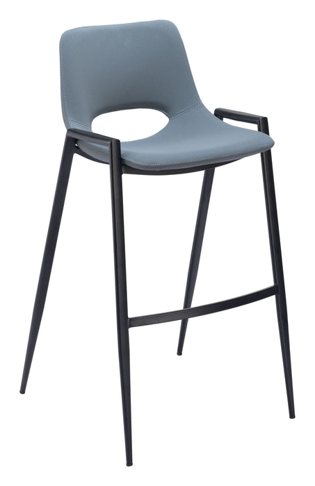 Desi - Bar Chair With Black Legs (Set of 2) Zuo Modern