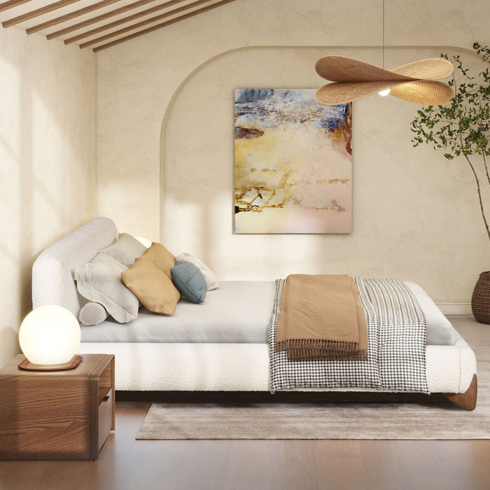 Alpine - Puffy Modern Platform Bed Jennifer Taylor Home