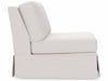 Madison - Skirted Armless Chair, Special Order - White Universal Furniture