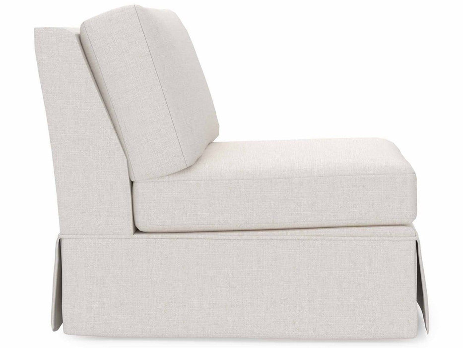 Madison - Skirted Armless Chair, Special Order - White Universal Furniture