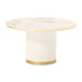 Gineverra - Round Cocktail Table - Ivory Gold Michael Amini