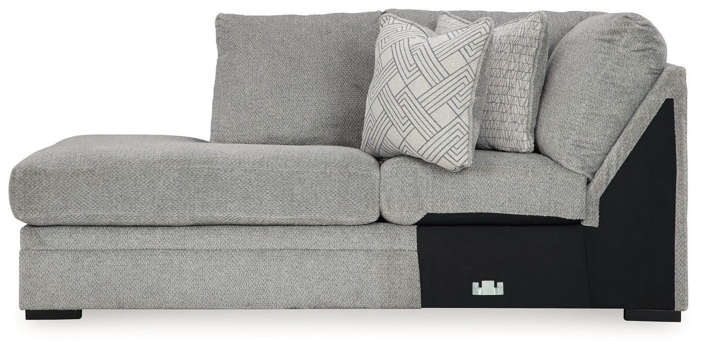 Casselbury - Laf Corner Chaise - Cement Signature Design by Ashley®