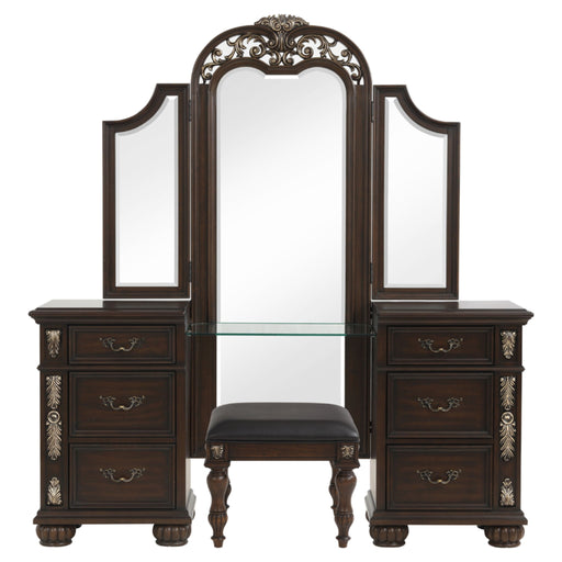 Maximus - 3 Piece Vanity Set - Madeira New Classic