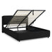 Storage Upholstered Hydraulic Platform Bed With Integrated Headboard Home Essentials