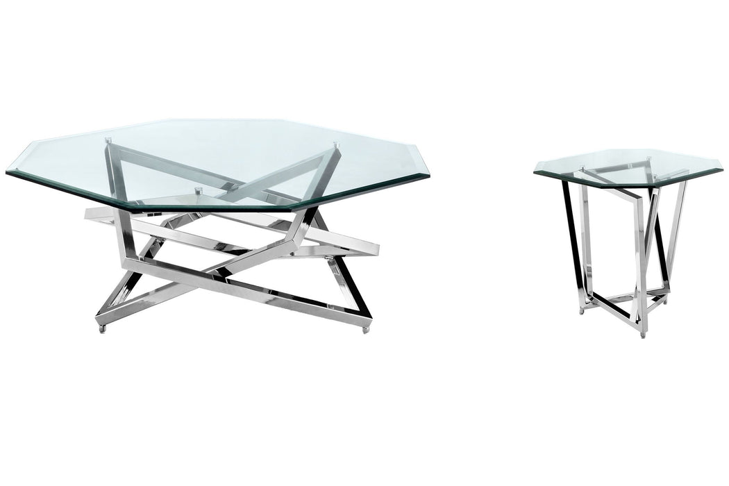 Lenox Square - Octagonal Cocktail Table Set Magnussen Furniture