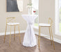 Modern Charlotte - Contemporary Fixed Height Barstool (Set of 2) Lumi Source