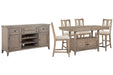 Paxton Place - Extendable Counter Height Dining Table Set Magnussen Furniture