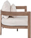 Newport - Water Resistant Fabric 65" Upholstered Outdoor Patio Loveseat Meridian Furniture