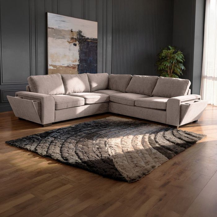Dayne - RAF Sleeper Loveseat - Gray New Classic