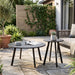 Round Nesting Coffee Table (Set of 2) - Black Home Essentials