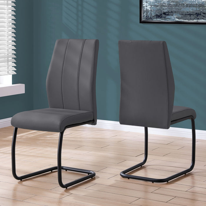 Dining Chair, Side, Upholstered For Dining Room, Contemporary & Modern (Set of 2) 8th Street