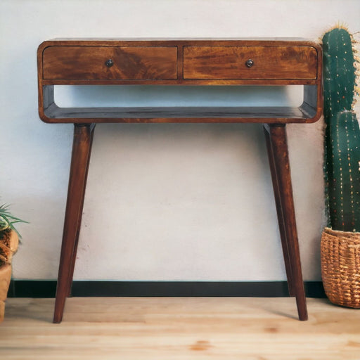 Sonata - Chestnut Console Table Artisan Furniture