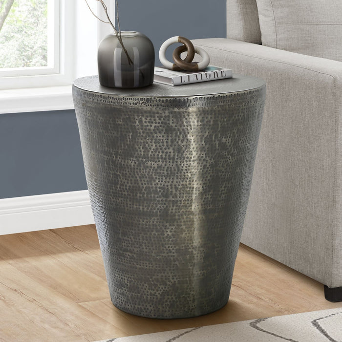 Drum Accent Side Table, Elegant Design 8th Street