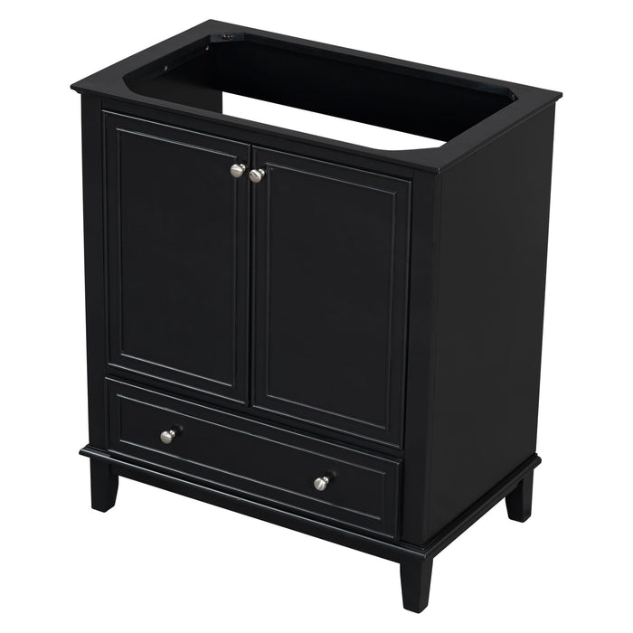 Modern Bathroom Vanity Base Only With Doors And Drawer Hearth and Haven