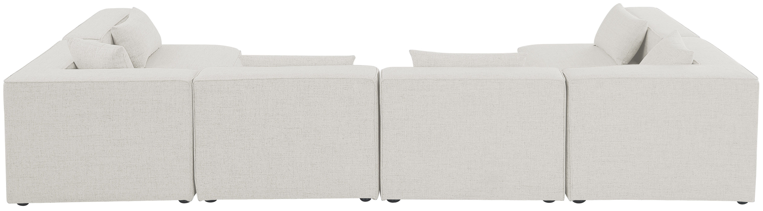 Cube - Modular Sectional 6 Piece - Cream