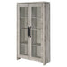 Myerson - 2 Door Tall Cabinet - Gray Furniture Max