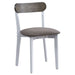 Fidelity - 5 Piece Dining Set - White & Gray ACME