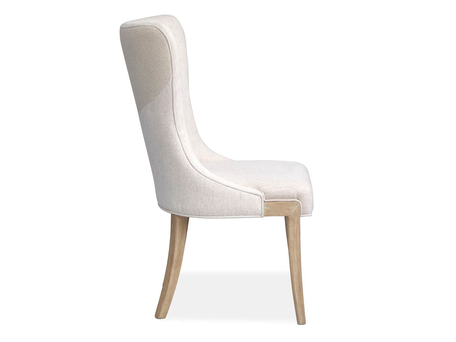 Sunset Cove - Upholstered Host Chair (Set of 2) - Sanibel Brown Magnussen Furniture
