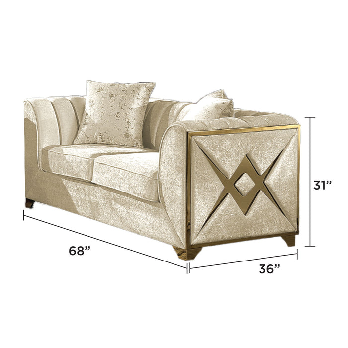 Velencia - Modern Style Loveseat Matrix Furniture Group