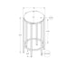 Contemporary Round Accent Table For Living Room 8th Street