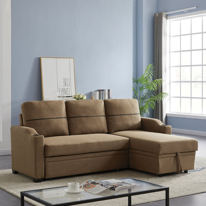 Broaching Pull-Out Storage Sofa