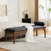 Upholstered End Of Bed Bench With Headrest Home Essentials
