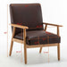 Wide Arm Chair - Light Brown US Pride