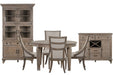 Lancaster - Extendable Round Dining Table Set Magnussen Furniture