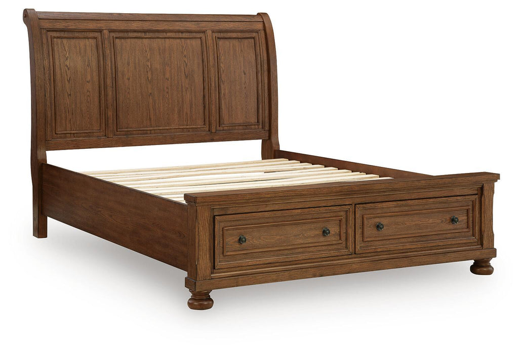 Zackaryn - Sleigh Storage Bed Signature Design by Ashley®