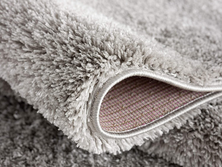 8' x 11' Modern Solid Shag Area Rug - Gray