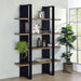 Mystrene - 4 Shelf Bookcase With Open Shelving Design - Black Furniture Max