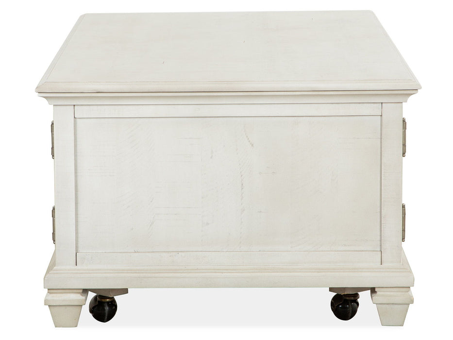 Newport - Lift Top Storage Cocktail Table (With Casters) - Alabaster Magnussen Furniture