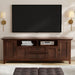 Amherst - TV Stand For TVs Up To 80" - Brown Simpli-Home