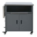 Foldable Outdoor Prep Station BBQ Cart With Trash Rack Hearth and Haven