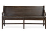 Westley Falls - Bench With Back - Graphite Magnussen Furniture