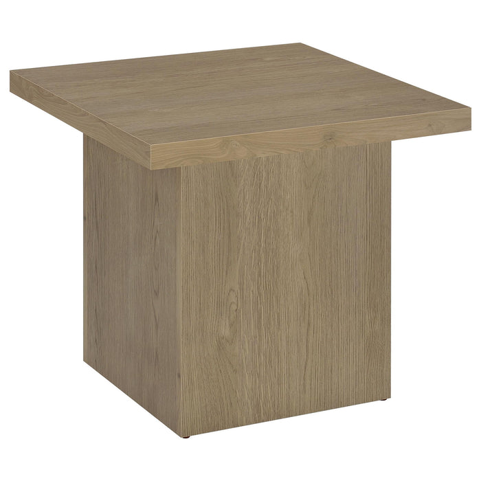 Eldridge - Coffee Table Set With Chunky Square Tops Furniture Max