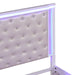 Opium - King Size Tufted Bed - White Matrix Furniture Group