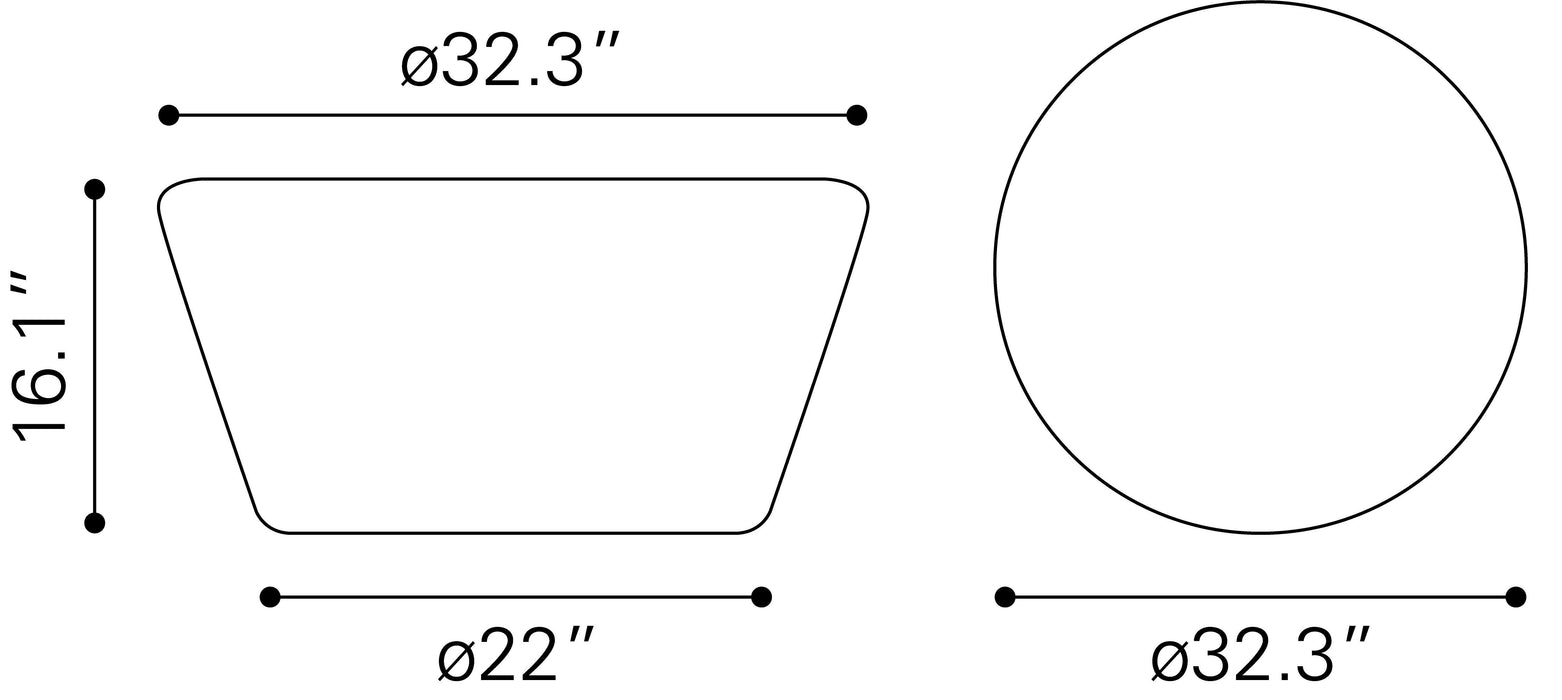 Durban - Coffee Table - Black