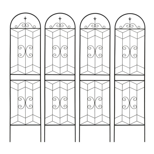 Garden Trellis, Rustproof Support For Climbing Plants Daily Nest