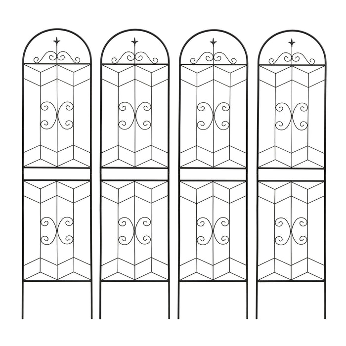 Garden Trellis, Rustproof Support For Climbing Plants Daily Nest