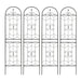 Garden Trellis, Rustproof Support For Climbing Plants Daily Nest