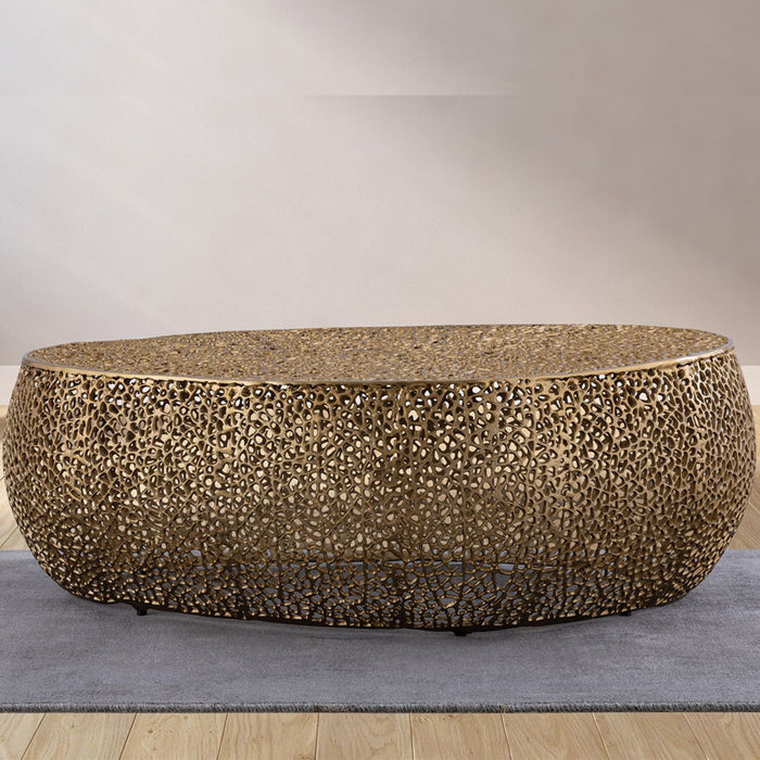 T3601 - Modern Oval Coffee Table Matrix Furniture Group