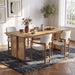 5 Piece Indoor Dining Set, Table & 4 Chairs Noble House