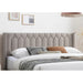 Platform Bed With Diamond Tufted Headboard Home Essentials