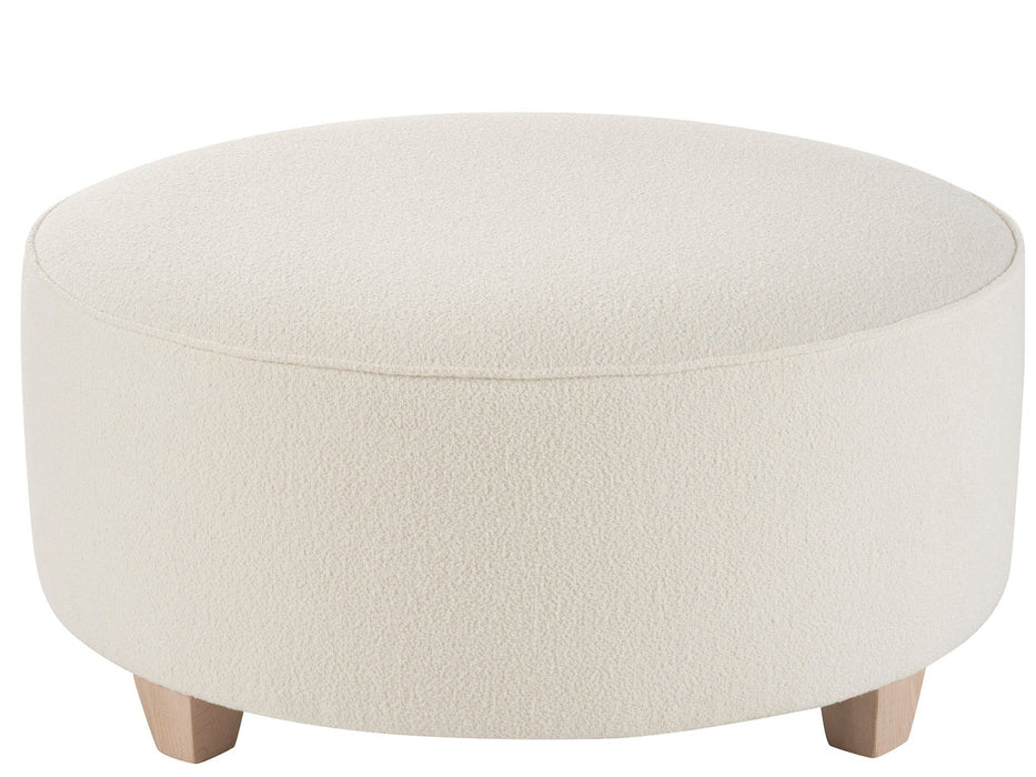 U Choose - 42" Round Ottoman - White