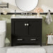 Bathroom Vanity With Sink, Soft Close Doors, Double Shelves & Divided Drawer Hearth and Haven